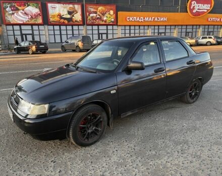 Черный ВАЗ 2110, объемом двигателя 1.6 л и пробегом 10 тыс. км за 2150 $, фото 4 на Automoto.ua