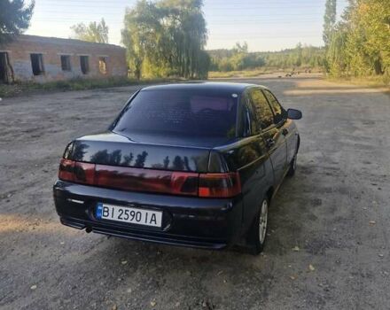 Черный ВАЗ 2110, объемом двигателя 1.6 л и пробегом 250 тыс. км за 2000 $, фото 1 на Automoto.ua