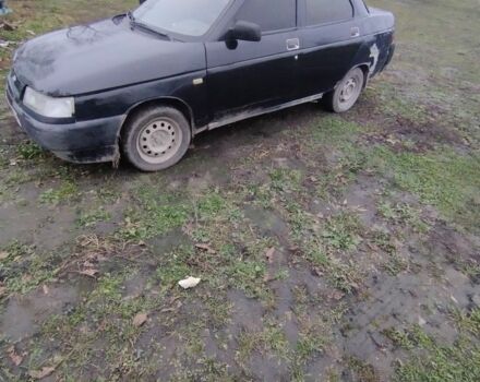 Черный ВАЗ 2110, объемом двигателя 1.6 л и пробегом 150 тыс. км за 650 $, фото 1 на Automoto.ua