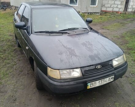Черный ВАЗ 2110, объемом двигателя 2 л и пробегом 409 тыс. км за 679 $, фото 1 на Automoto.ua