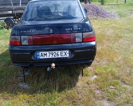 Чорний ВАЗ 2110, об'ємом двигуна 1.6 л та пробігом 276 тис. км за 2100 $, фото 4 на Automoto.ua