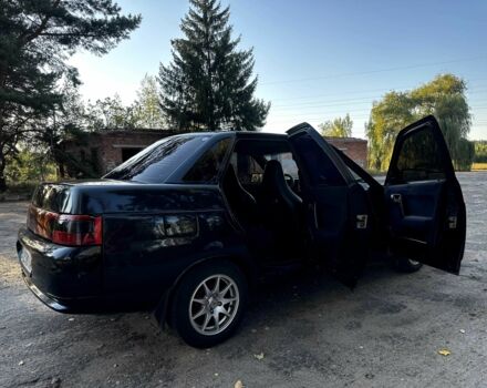 Черный ВАЗ 2110, объемом двигателя 1.6 л и пробегом 235 тыс. км за 2100 $, фото 3 на Automoto.ua