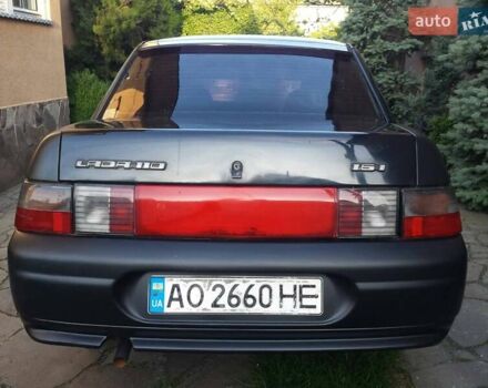 Чорний ВАЗ 2110, об'ємом двигуна 1.6 л та пробігом 230 тис. км за 1350 $, фото 4 на Automoto.ua