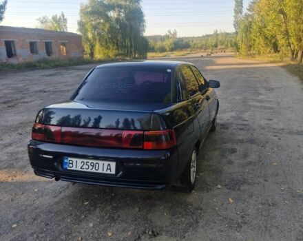 Чорний ВАЗ 2110, об'ємом двигуна 1.6 л та пробігом 235 тис. км за 2100 $, фото 2 на Automoto.ua