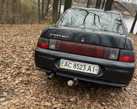 Черный ВАЗ 2110, объемом двигателя 1.6 л и пробегом 240 тыс. км за 1600 $, фото 10 на Automoto.ua
