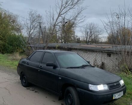 Черный ВАЗ 2110, объемом двигателя 1.6 л и пробегом 455 тыс. км за 1400 $, фото 4 на Automoto.ua
