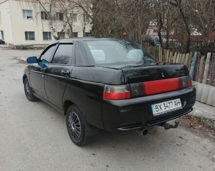 Черный ВАЗ 2110, объемом двигателя 1 л и пробегом 175 тыс. км за 1500 $, фото 2 на Automoto.ua