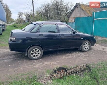 Черный ВАЗ 2110, объемом двигателя 1.6 л и пробегом 295 тыс. км за 2700 $, фото 4 на Automoto.ua