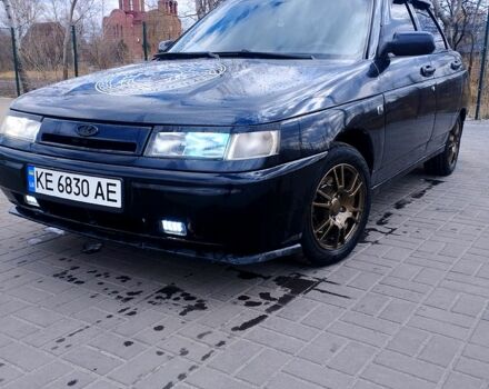 Черный ВАЗ 2110, объемом двигателя 1.6 л и пробегом 327 тыс. км за 2100 $, фото 1 на Automoto.ua