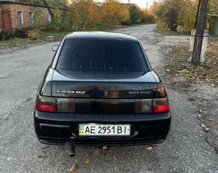 Черный ВАЗ 2110, объемом двигателя 1.6 л и пробегом 185 тыс. км за 1100 $, фото 3 на Automoto.ua