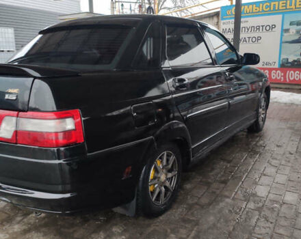 Черный ВАЗ 2110, объемом двигателя 1.6 л и пробегом 95 тыс. км за 3800 $, фото 4 на Automoto.ua