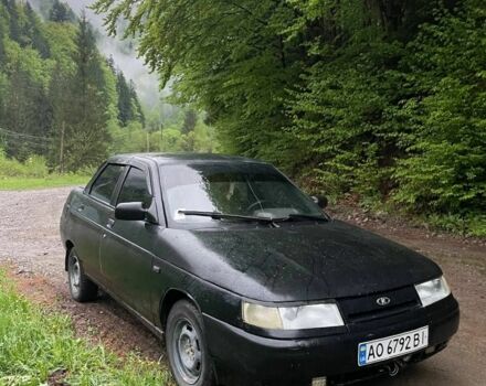 Чорний ВАЗ 2110, об'ємом двигуна 1.6 л та пробігом 122 тис. км за 1100 $, фото 1 на Automoto.ua