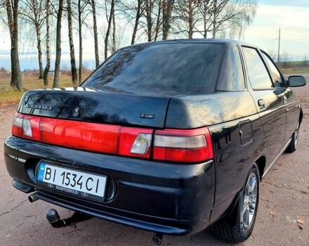 Черный ВАЗ 2110, объемом двигателя 1.6 л и пробегом 200 тыс. км за 2500 $, фото 3 на Automoto.ua