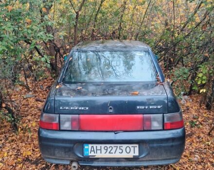 Чорний ВАЗ 2110, об'ємом двигуна 1.6 л та пробігом 180 тис. км за 725 $, фото 3 на Automoto.ua