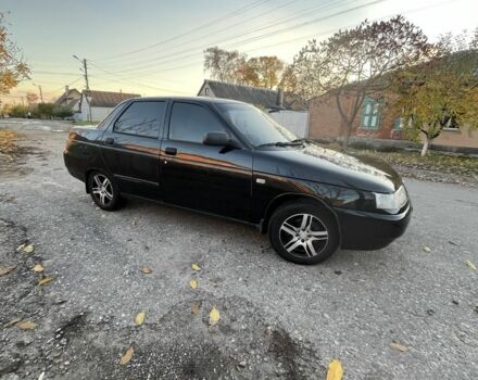 Черный ВАЗ 2110, объемом двигателя 1.6 л и пробегом 185 тыс. км за 1100 $, фото 1 на Automoto.ua