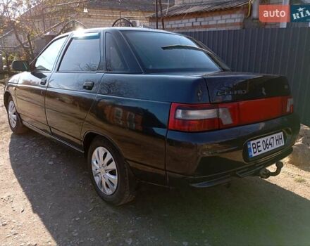 Черный ВАЗ 2110, объемом двигателя 1.6 л и пробегом 250 тыс. км за 1950 $, фото 4 на Automoto.ua