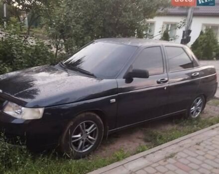 Черный ВАЗ 2110, объемом двигателя 1.62 л и пробегом 212 тыс. км за 2250 $, фото 4 на Automoto.ua