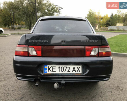 Чорний ВАЗ 2110, об'ємом двигуна 1.6 л та пробігом 220 тис. км за 2450 $, фото 6 на Automoto.ua