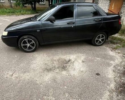 Черный ВАЗ 2110, объемом двигателя 1.6 л и пробегом 130 тыс. км за 2400 $, фото 4 на Automoto.ua
