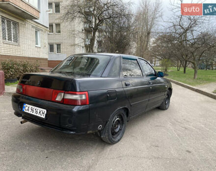 Черный ВАЗ 2110, объемом двигателя 1.6 л и пробегом 200 тыс. км за 1400 $, фото 3 на Automoto.ua