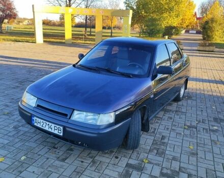 Черный ВАЗ 2110, объемом двигателя 1.6 л и пробегом 195 тыс. км за 1950 $, фото 1 на Automoto.ua