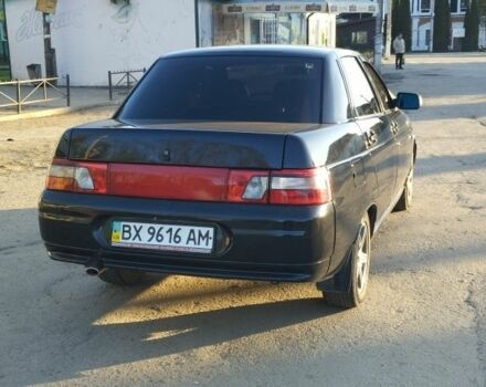 Чорний ВАЗ 2110, об'ємом двигуна 1.6 л та пробігом 128 тис. км за 2400 $, фото 3 на Automoto.ua