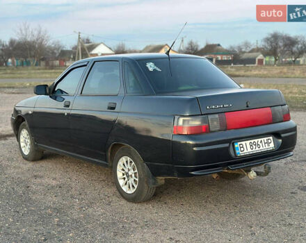 Черный ВАЗ 2110, объемом двигателя 1.6 л и пробегом 115 тыс. км за 2700 $, фото 4 на Automoto.ua