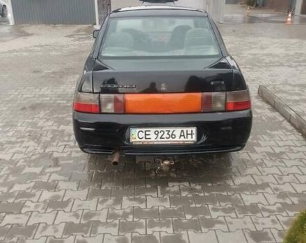 Черный ВАЗ 2110, объемом двигателя 1.6 л и пробегом 221 тыс. км за 1800 $, фото 2 на Automoto.ua