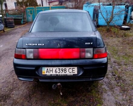 Черный ВАЗ 2110, объемом двигателя 1.6 л и пробегом 123 тыс. км за 1500 $, фото 7 на Automoto.ua