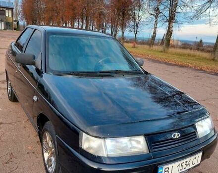 Черный ВАЗ 2110, объемом двигателя 1.6 л и пробегом 200 тыс. км за 2500 $, фото 14 на Automoto.ua