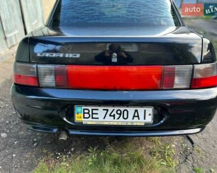 Чорний ВАЗ 2110, об'ємом двигуна 1.6 л та пробігом 200 тис. км за 2100 $, фото 6 на Automoto.ua
