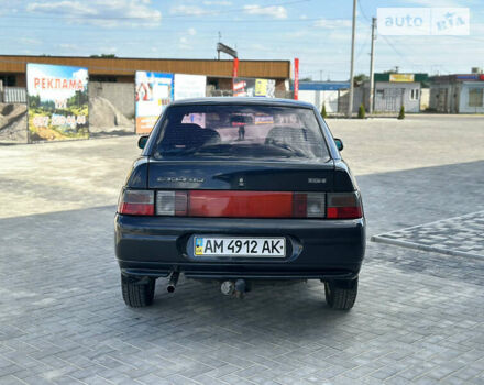 Чорний ВАЗ 2110, об'ємом двигуна 1.6 л та пробігом 240 тис. км за 2450 $, фото 4 на Automoto.ua