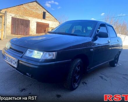 Черный ВАЗ 2110, объемом двигателя 1.6 л и пробегом 220 тыс. км за 1190 $, фото 1 на Automoto.ua