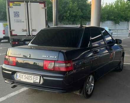 Черный ВАЗ 2110, объемом двигателя 1.6 л и пробегом 215 тыс. км за 2250 $, фото 3 на Automoto.ua