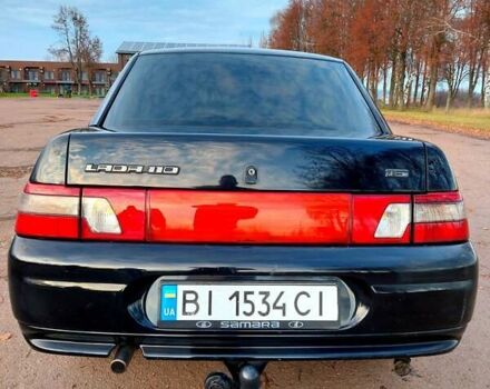 Черный ВАЗ 2110, объемом двигателя 1.6 л и пробегом 200 тыс. км за 2500 $, фото 10 на Automoto.ua