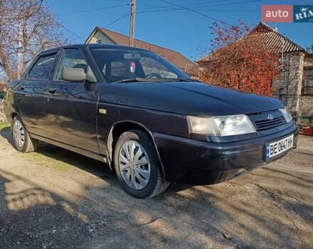 Черный ВАЗ 2110, объемом двигателя 1.6 л и пробегом 250 тыс. км за 1950 $, фото 1 на Automoto.ua