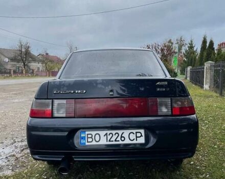 Черный ВАЗ 2110, объемом двигателя 1.6 л и пробегом 127 тыс. км за 2200 $, фото 5 на Automoto.ua