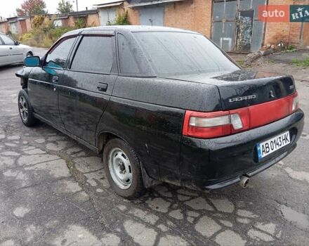 Черный ВАЗ 2110, объемом двигателя 1.6 л и пробегом 165 тыс. км за 1250 $, фото 6 на Automoto.ua
