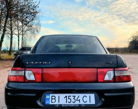 Черный ВАЗ 2110, объемом двигателя 1.6 л и пробегом 200 тыс. км за 2500 $, фото 4 на Automoto.ua