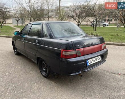 Чорний ВАЗ 2110, об'ємом двигуна 1.6 л та пробігом 200 тис. км за 1400 $, фото 2 на Automoto.ua