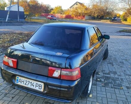 Черный ВАЗ 2110, объемом двигателя 1.6 л и пробегом 195 тыс. км за 1950 $, фото 3 на Automoto.ua