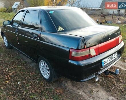 Черный ВАЗ 2110, объемом двигателя 1.6 л и пробегом 208 тыс. км за 2150 $, фото 4 на Automoto.ua