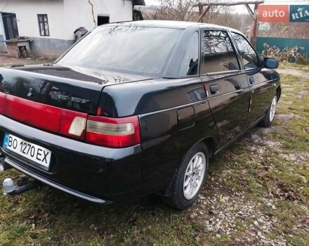 Чорний ВАЗ 2110, об'ємом двигуна 1.6 л та пробігом 208 тис. км за 2150 $, фото 6 на Automoto.ua