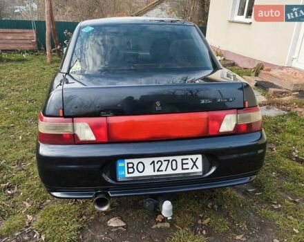 Чорний ВАЗ 2110, об'ємом двигуна 1.6 л та пробігом 208 тис. км за 2150 $, фото 12 на Automoto.ua