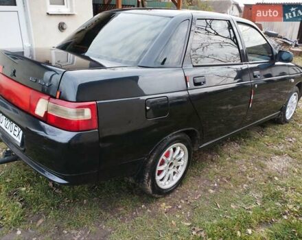 Чорний ВАЗ 2110, об'ємом двигуна 1.6 л та пробігом 209 тис. км за 2150 $, фото 6 на Automoto.ua