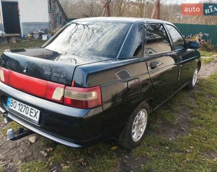 Чорний ВАЗ 2110, об'ємом двигуна 1.6 л та пробігом 208 тис. км за 2150 $, фото 16 на Automoto.ua