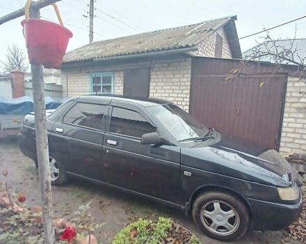 Черный ВАЗ 2110, объемом двигателя 1.6 л и пробегом 130 тыс. км за 1600 $, фото 2 на Automoto.ua