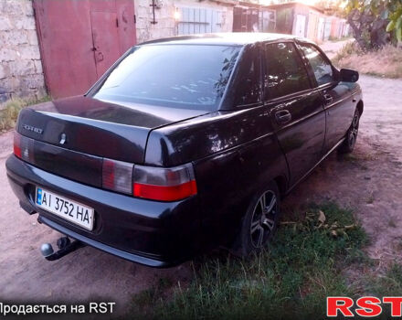 Черный ВАЗ 2110, объемом двигателя 1.6 л и пробегом 300 тыс. км за 1650 $, фото 3 на Automoto.ua