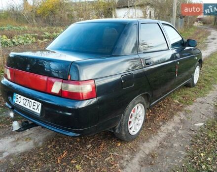 Чорний ВАЗ 2110, об'ємом двигуна 1.6 л та пробігом 208 тис. км за 2000 $, фото 4 на Automoto.ua