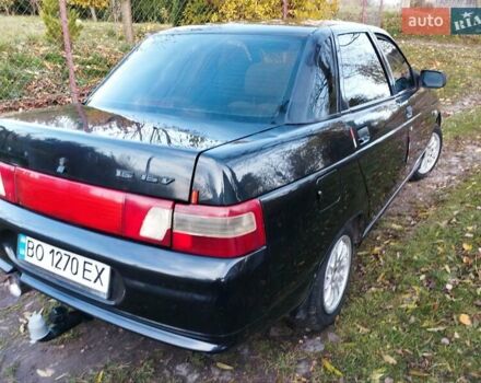 Чорний ВАЗ 2110, об'ємом двигуна 1.6 л та пробігом 208 тис. км за 2000 $, фото 22 на Automoto.ua